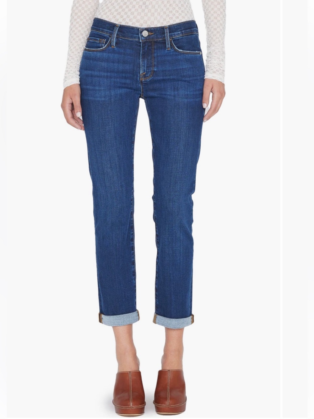 Frame Le Garcon Straight Leg Jeans, Majesty